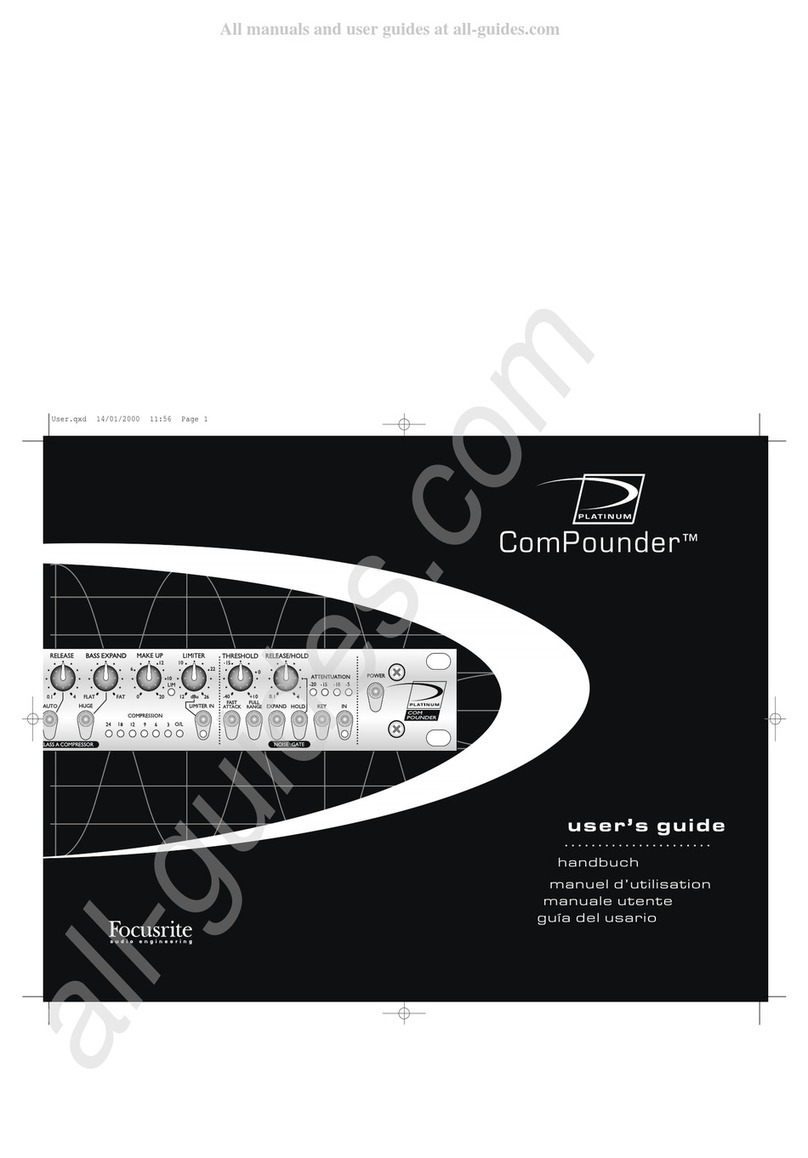 Focusrite ComPounder Manual de usuario