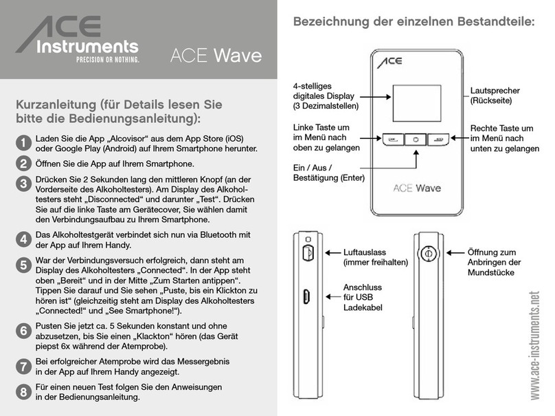 ACE INSTRUMENTS ACE View Manual de usuario ACE INSTRUMENTS ACE View Manual de usuario