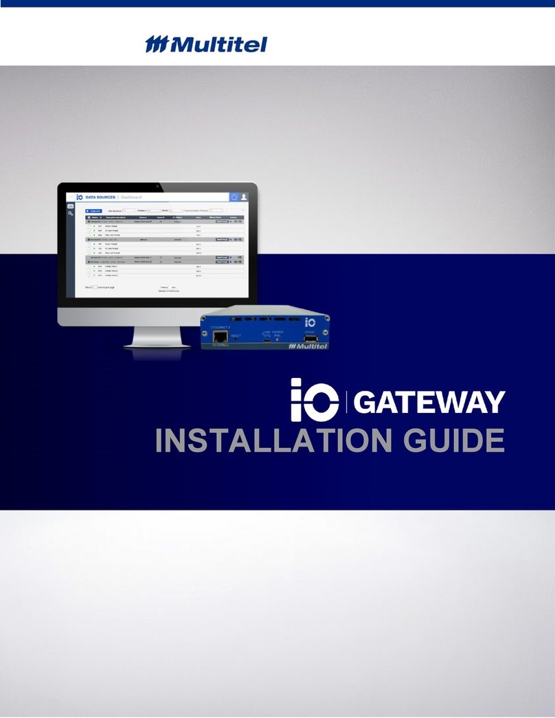 Multitel IO Gateway Manual de usuario