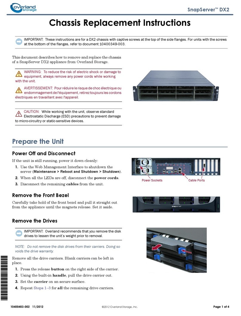 Overland Storage SnapServer DX2 Guía