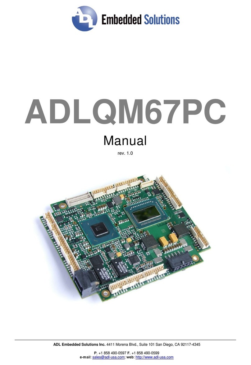 ADL Embedded Solutions ADLQM67PC Manual de usuario ADL Embedded Solutions ADLQM67PC Manual de usuario