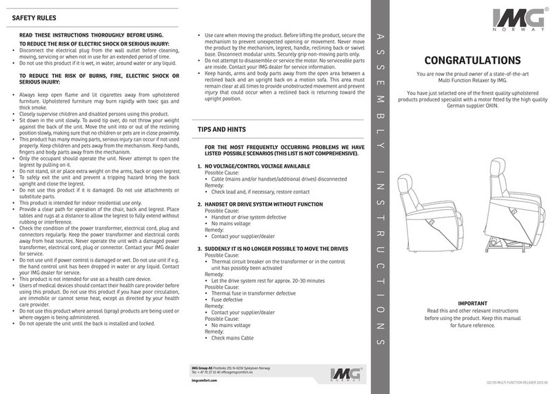 IMG Multi Function Relaxer Manual de usuario