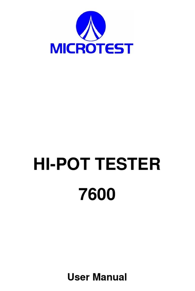 Microtest 7600 Manual de usuario