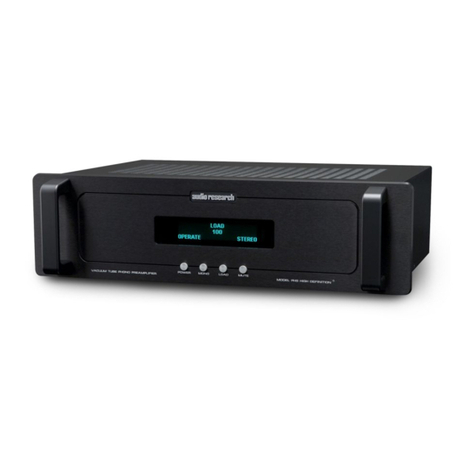 Audio Research PH8 Manual de usuario