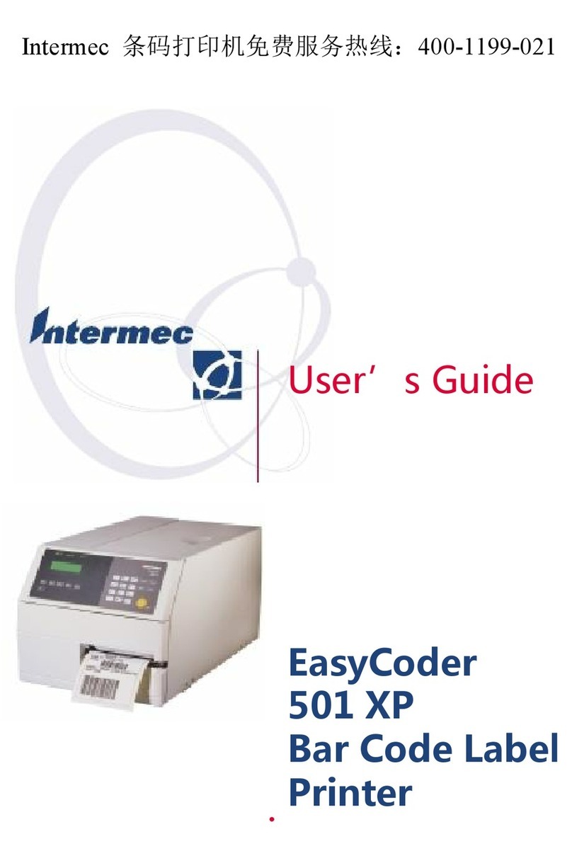 Intermec EasyCoder 501XP Manual de usuario Intermec EasyCoder 501XP Manual de usuario