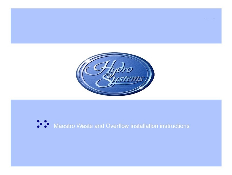 Hydro systems Maestro Manual de usuario