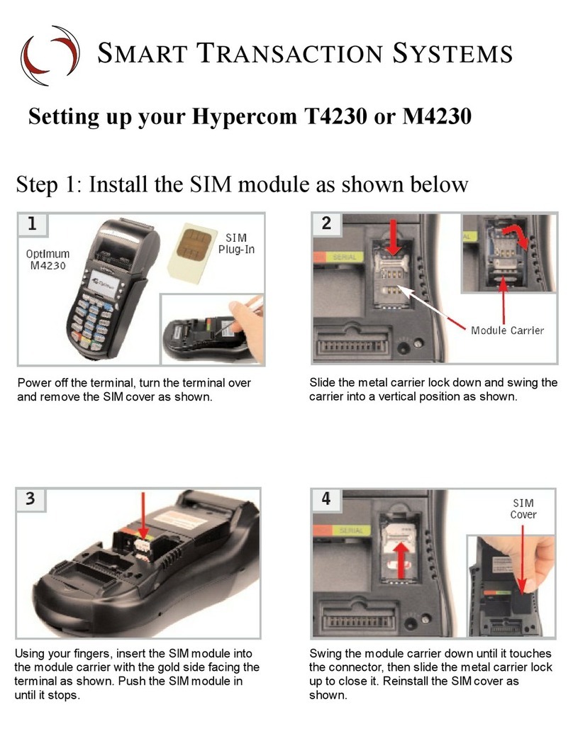 Hypercom M4230 Manual de usuario