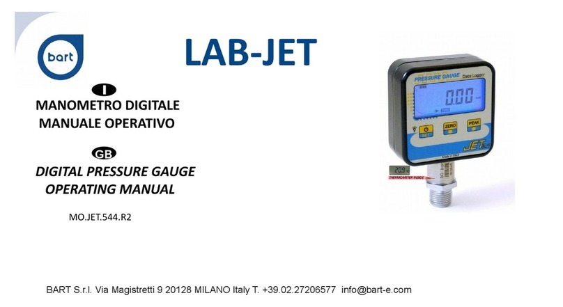 BART LAB-JET Manual de usuario