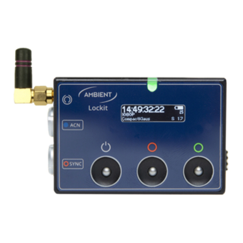 Ambient Lockit ACN-CL Manual de usuario