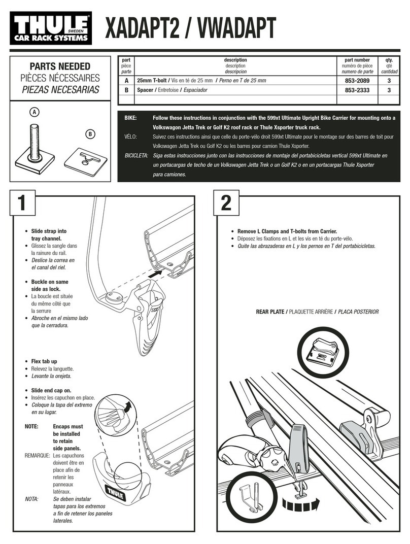 Thule XADAPT2 Manual de usuario
