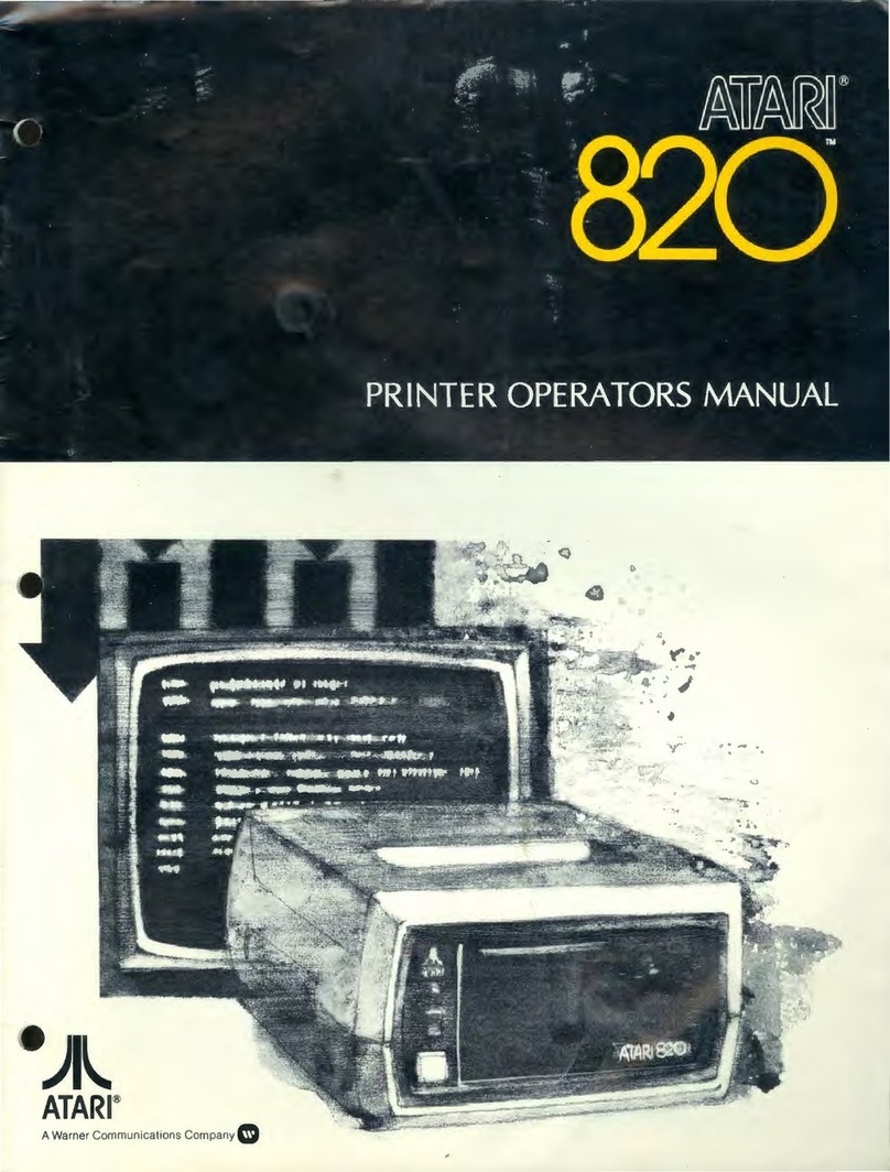 Atari 820 Manual de usuario