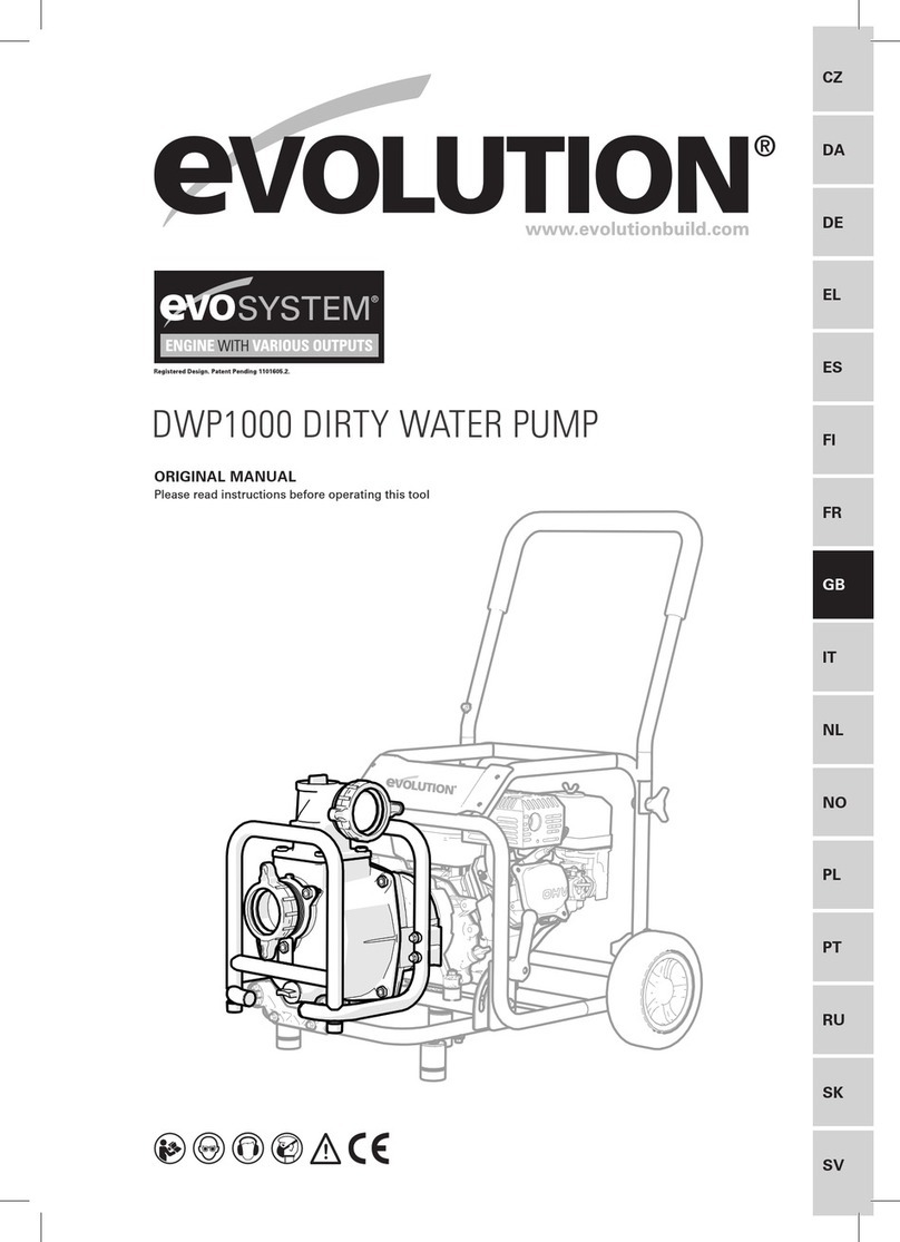 Evolution DWP1000 Instrucciones de operación