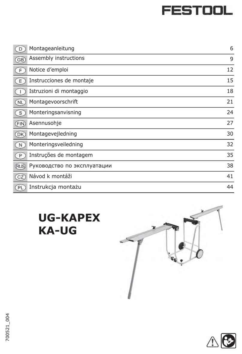 Festool UG-KAPEX Manual de usuario