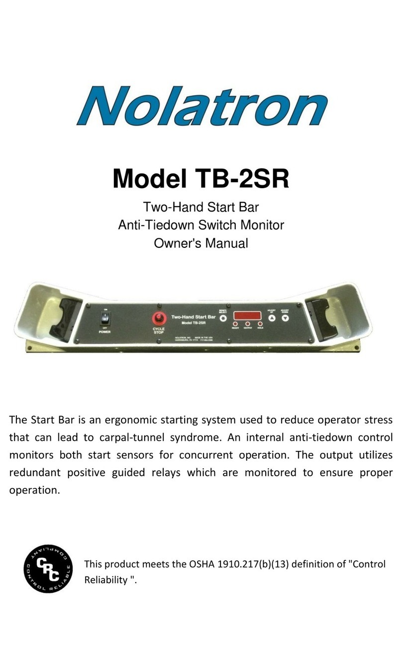 Nolatron TB-2SR Manual de usuario