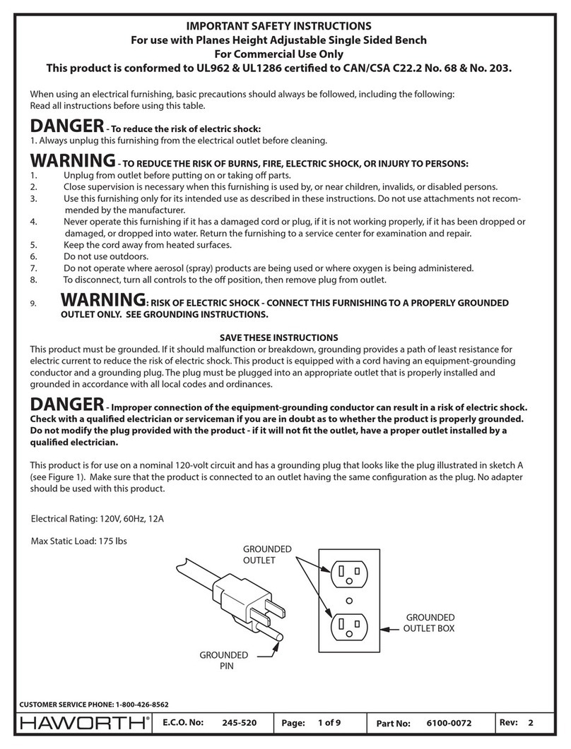 Haworth Planes Manual de usuario