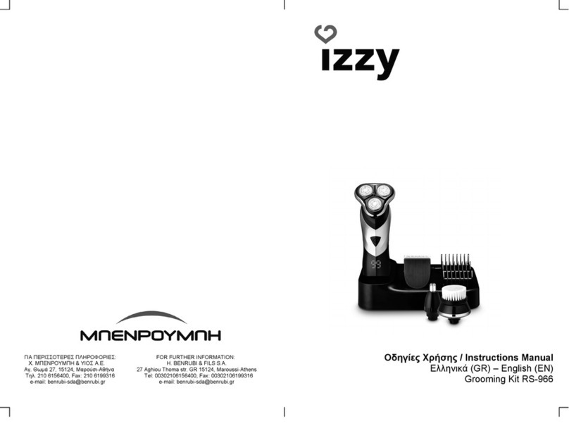 BENRUBI IZZY RS-966 Manual de usuario
