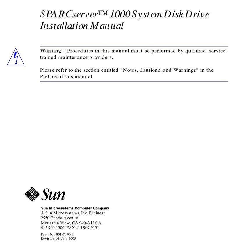 Sun Microsystems SunSwift SPARCserver 1000 Manual de usuario