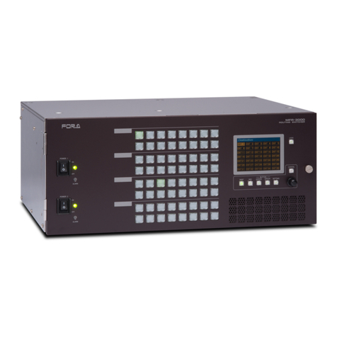 FOR-A MFR-3000 Manual de usuario