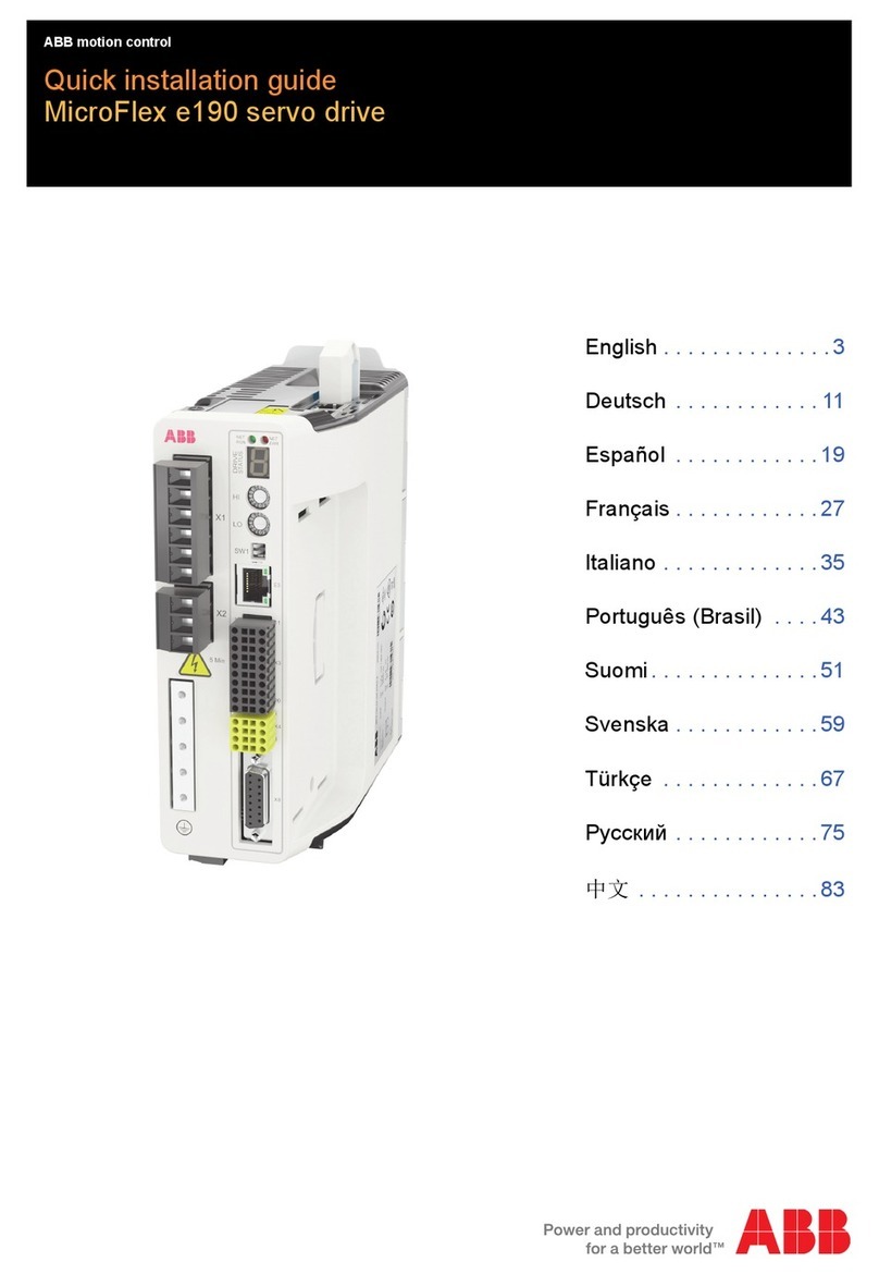 ABB MicroFlex e190 Manual de usuario