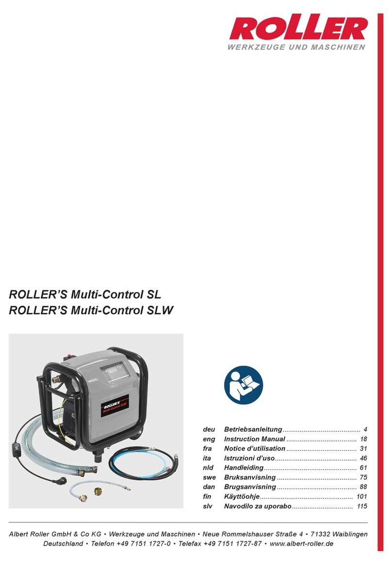 Roller Multi-Control SL Manual de usuario