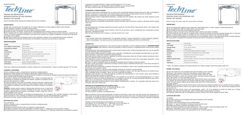 TechLine TEC-SILVER Manual de usuario TechLine TEC-SILVER Manual de usuario