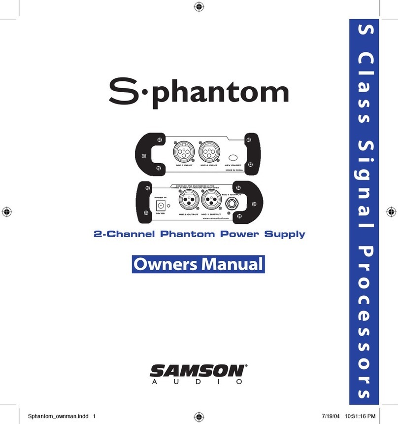 Samson S-phantom Manual de usuario