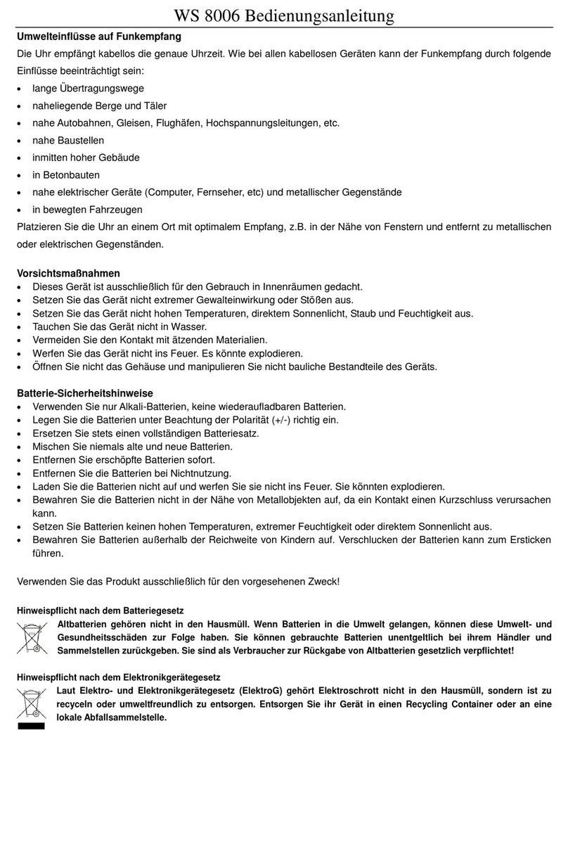 Technoline WS 8006 Manual de usuario