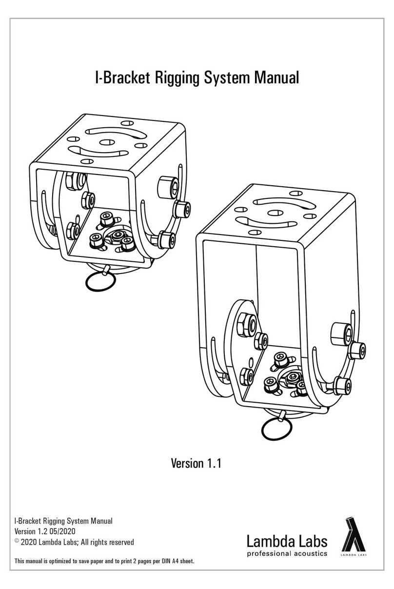 Lambda Labs I-Bracket Manual de usuario