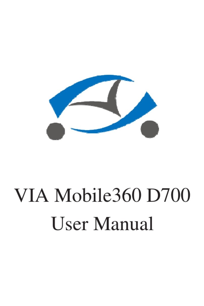 VIA Technologies Mobile360 D700 Manual de usuario
