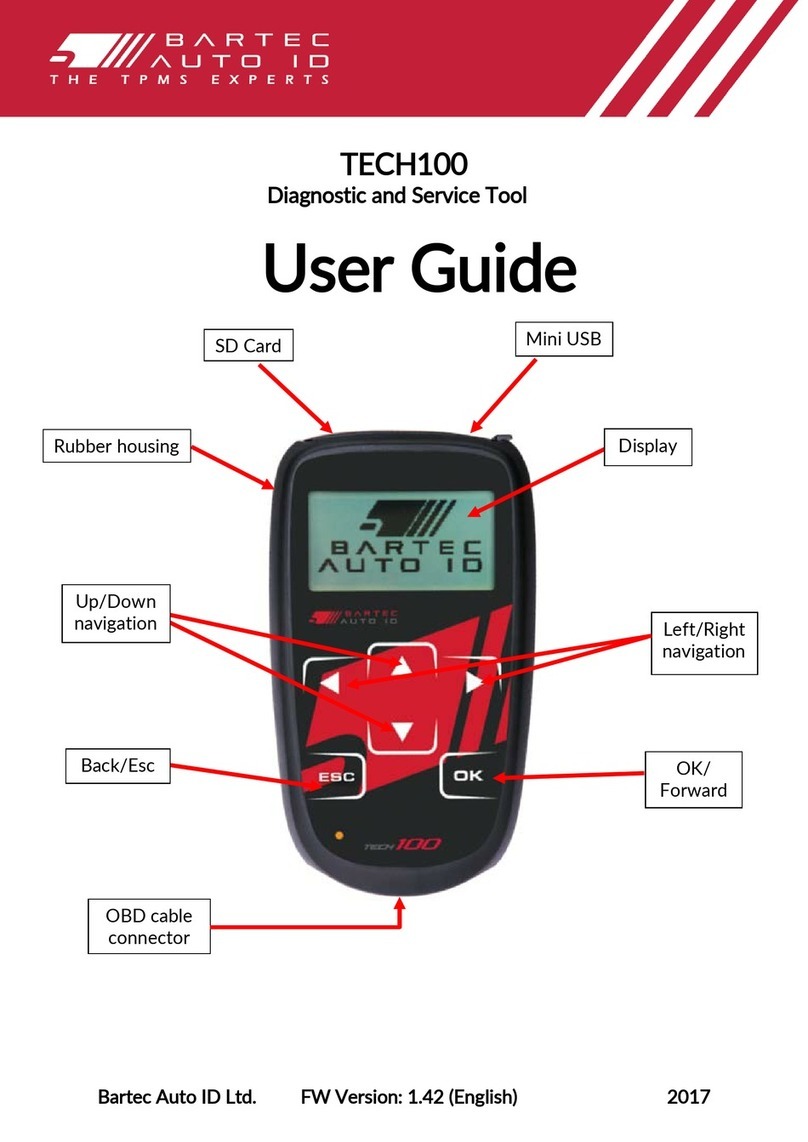 Bartec Auto ID TECH100 Manual de usuario Bartec Auto ID TECH100 Manual de usuario