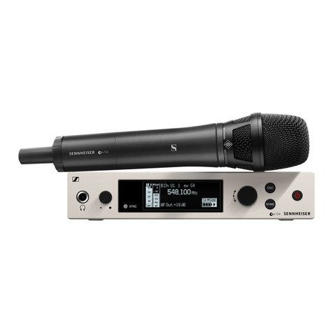 Sennheiser Evolution Wireless G4 Manual de usuario