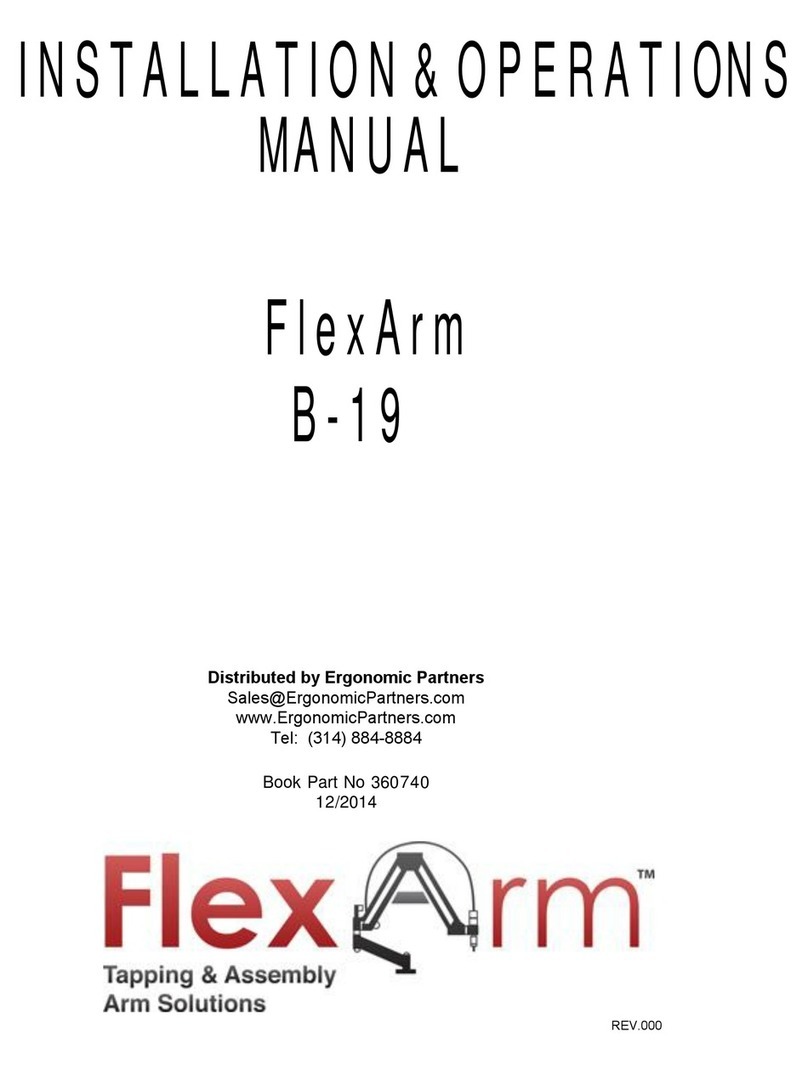 FlexArm B-19 Manual de usuario FlexArm B-19 Manual de usuario