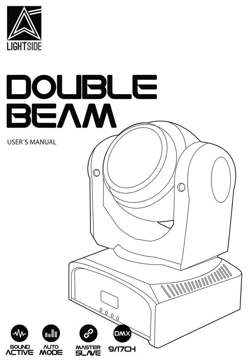 LIGHTSIDE DOUBLE BEAM Manual de usuario