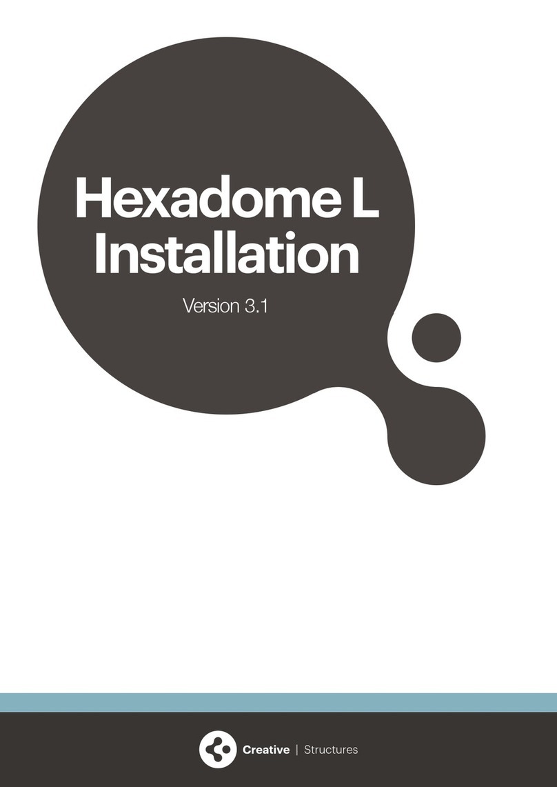 Creative Structures Hexadome L Manual de usuario Creative Structures Hexadome L Manual de usuario