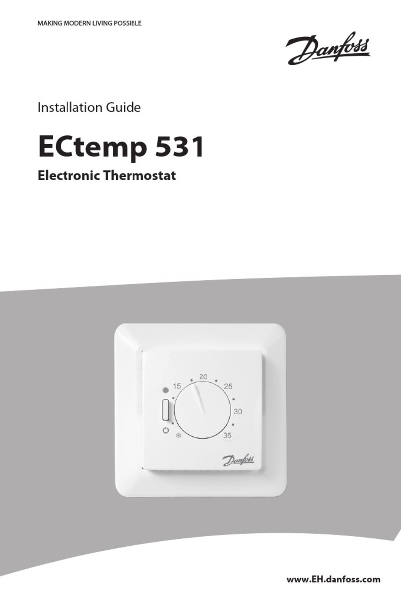 Danfoss ECtemp 531 Manual de usuario