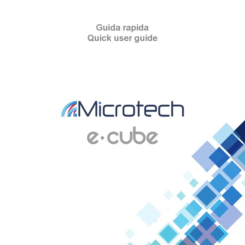 Microtech e-cube Manual de instrucciones