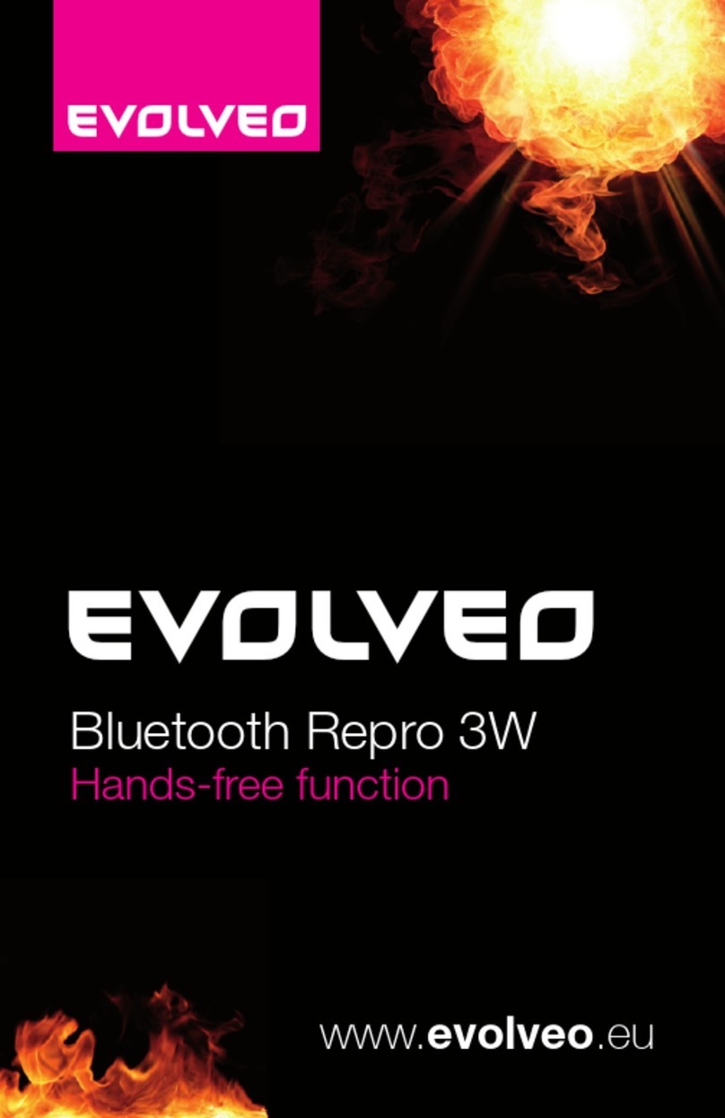 Evolveo Bluetooth Repro 3W Manual de usuario
