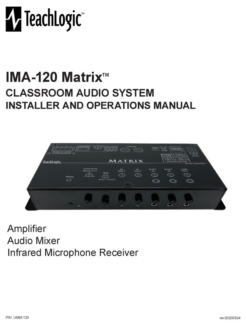 TeachLogic Matrix Manual de usuario TeachLogic Matrix Manual de usuario