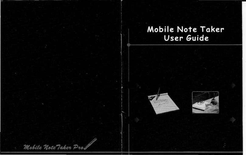 I-note Mobile Note Taker Pro Manual de usuario