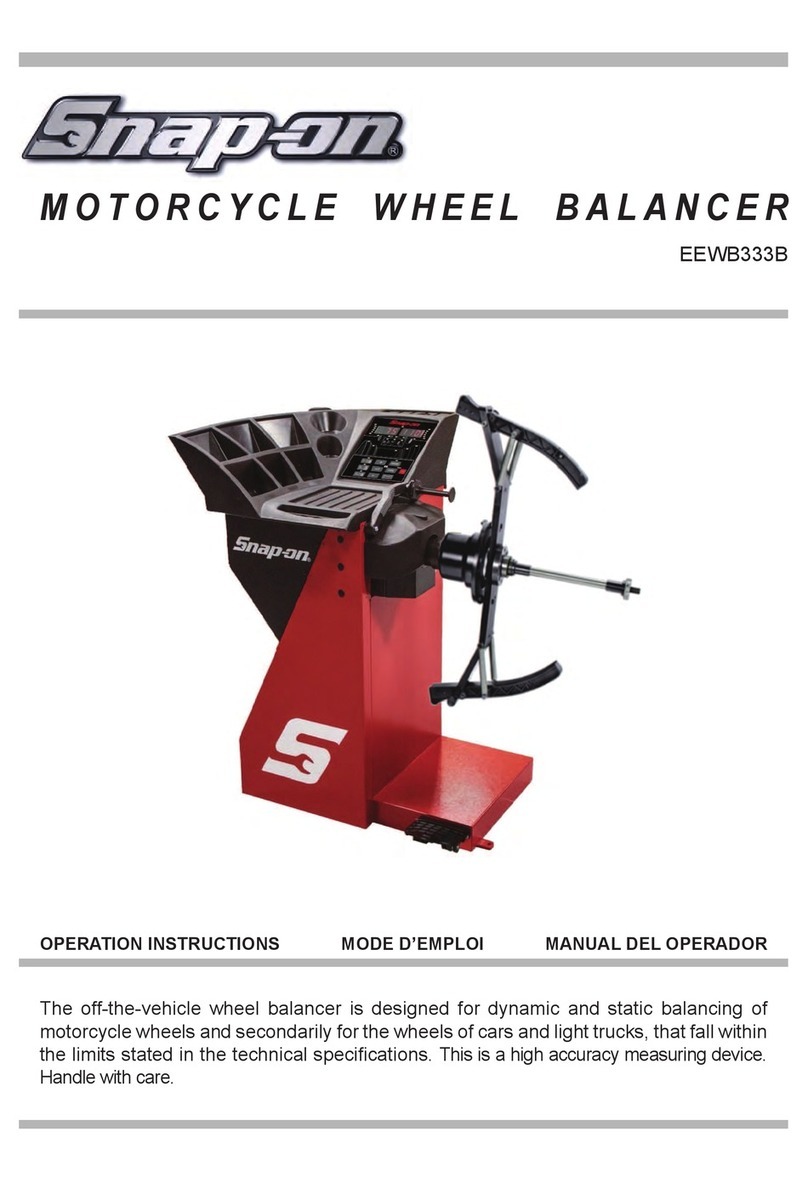 Snap-On EEWB333B Manual de usuario Snap-On EEWB333B Manual de usuario