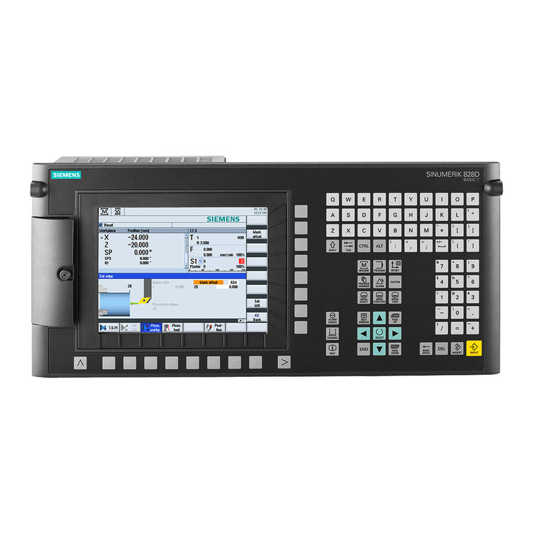 Siemens SINUMERIK 828D Turning Manual de usuario