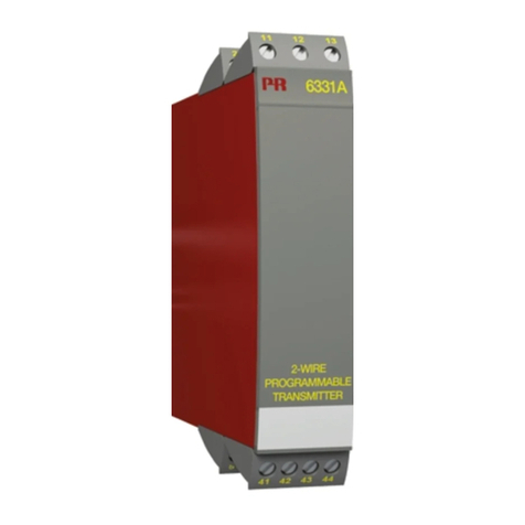 PR electronics 6331 Series Manual de usuario