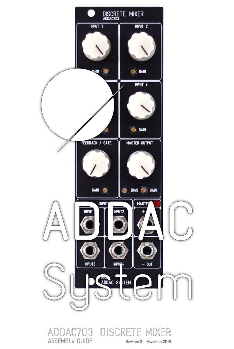 ADDAC System 703 Manual de usuario