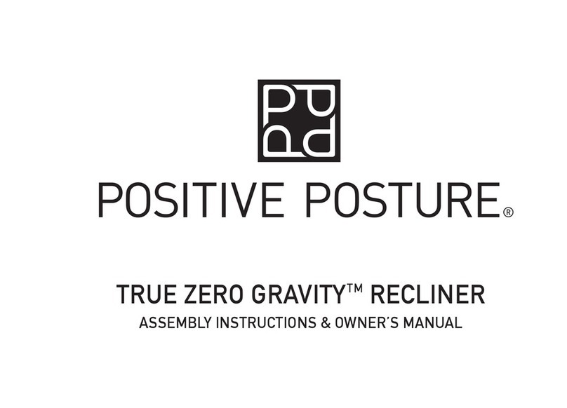 Positive posture TRUE ZERO GRAVITY Guía de inicio rápido