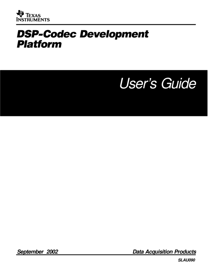 Texas Instruments DSP-Codec Manual de usuario