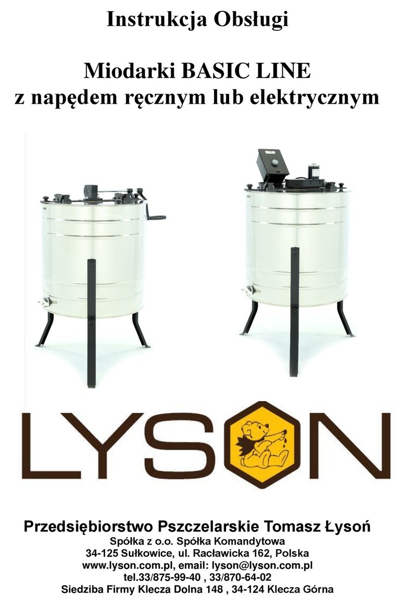 LYSON BASIC LINE Series Manual de usuario