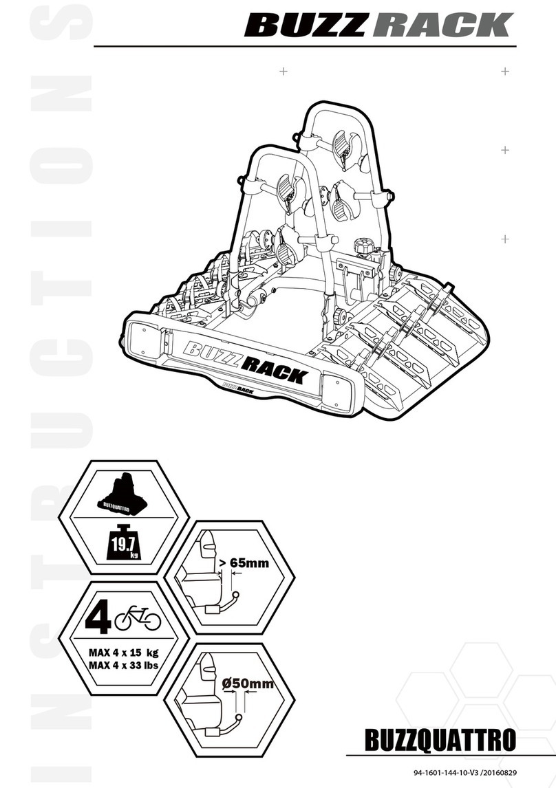 BuzzRack BUZZQUATTRO Manual de usuario