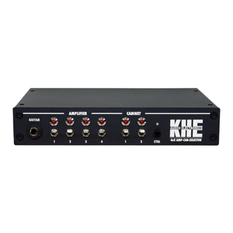 KHE AUDIO ELECTRONICS ACS Series Manual de usuario