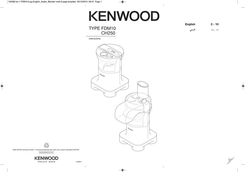 Kenwood CH250 series Manual de usuario