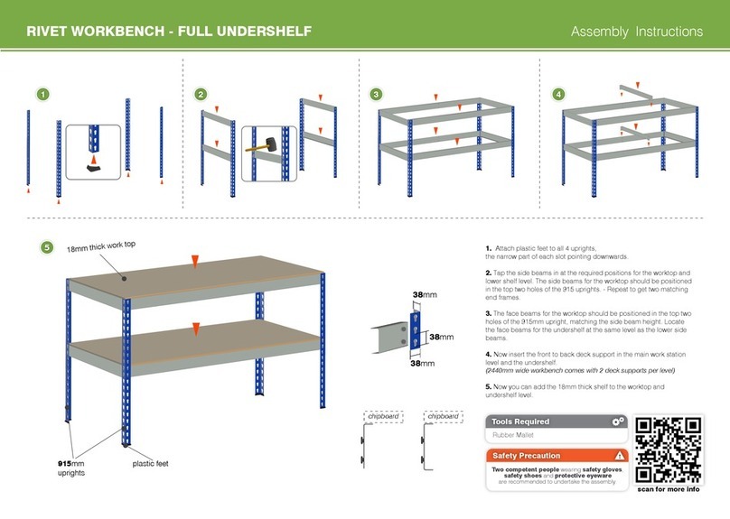 TEXAM FULL UNDERSHELF Manual de usuario